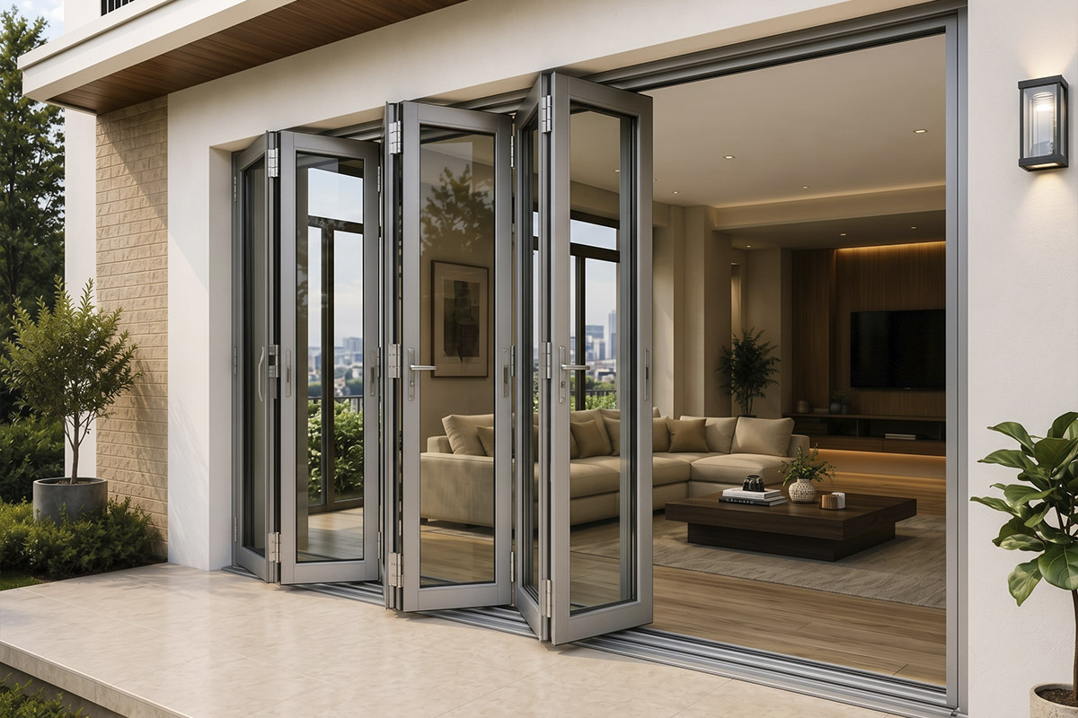 Elegant room with modern DOORs